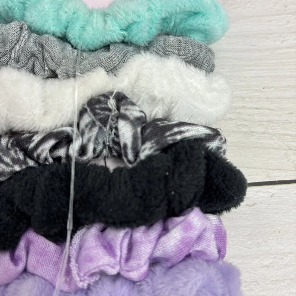 More Than Magic Girls Hair Ties Twisters 8 Pack Soft Scrunch Style Multi Color
